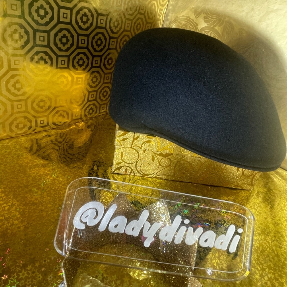 100% Wool classic Black Hat